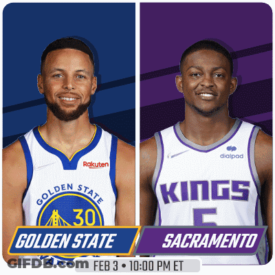 Golden State Warriors Vs Kings Feb 3Rd GIF