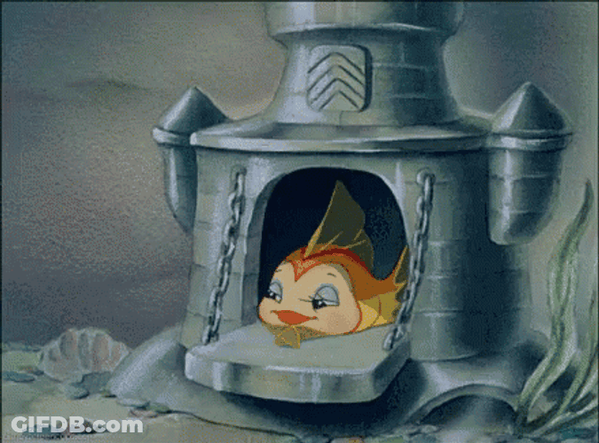 Goldfish From Pinocchio About To Sleep GIF