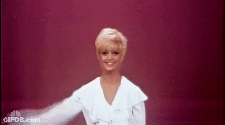 Goldie Hawn Hit Head With Plastic Hammer Boing GIF