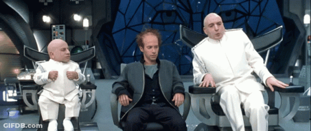 Goldmember Dr Evil Mini Me GIF