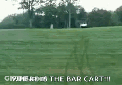 Golf Cart Driving Where Is The Bar Cart GIF