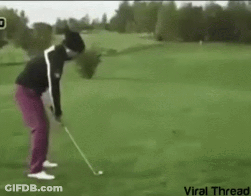Golf Cart Person Jumping Out Viral Thread GIF