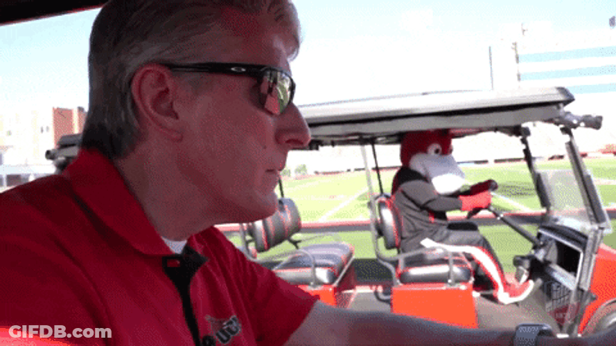Golf Cart Racing Moment GIF