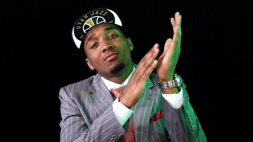 Golf Clap Donovan Mitchell Utah Jazz GIF