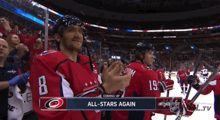 Golf Clap Ice Hockey Alexander Ovechkin GIF