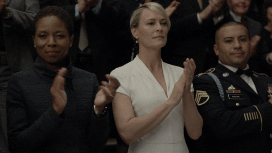 Golf Clap Robin Wright Applause GIF