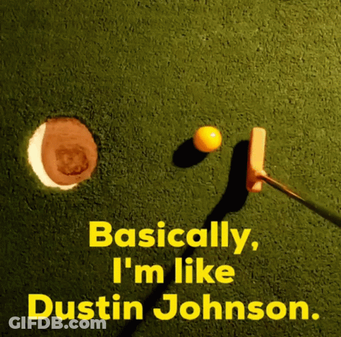 Golf Course Dustin Johnson GIF