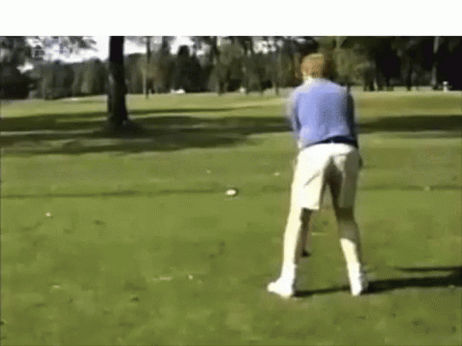 Golf Swing Fall GIF