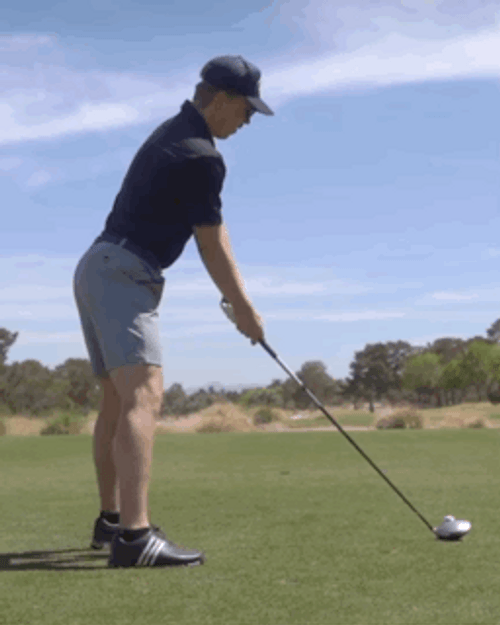 Golf Swing Laughs GIF
