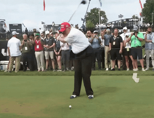 Golf Swing No Hit GIF