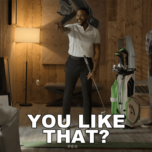 Golfer Asking You Like That? GIF