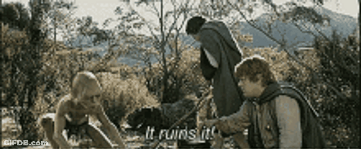 Gollum Lord Of The Rings GIF