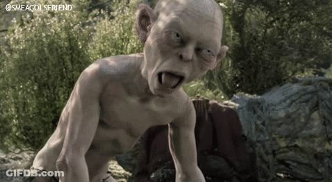 Gollum Lord Of The Rings Smeagolsfriend GIF