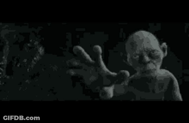 Gollum Reaching Out With Hand GIF