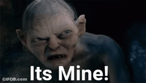 Gollum Saying Its Mine GIF
