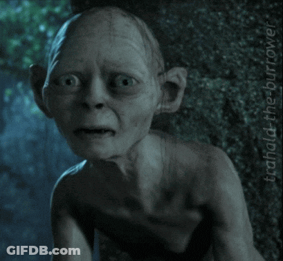 Gollum Saying We Don't Need You GIF