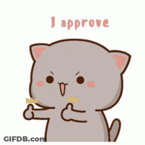 Goma Cat I Approved GIF