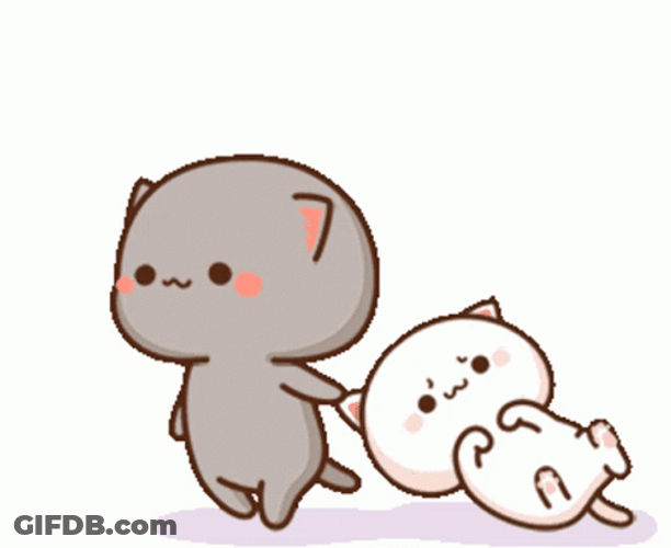 Goma Pulling And Dragging Peach GIF