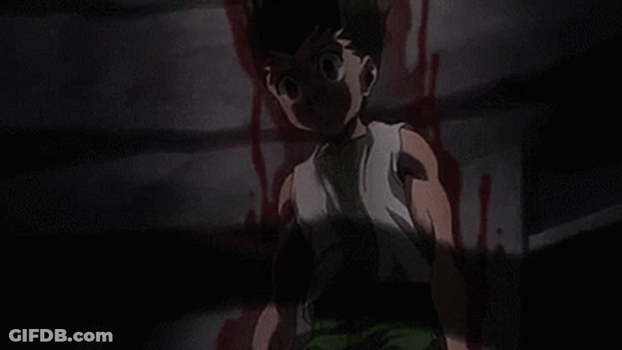 Gon Freecss Looming Anime Rage GIF