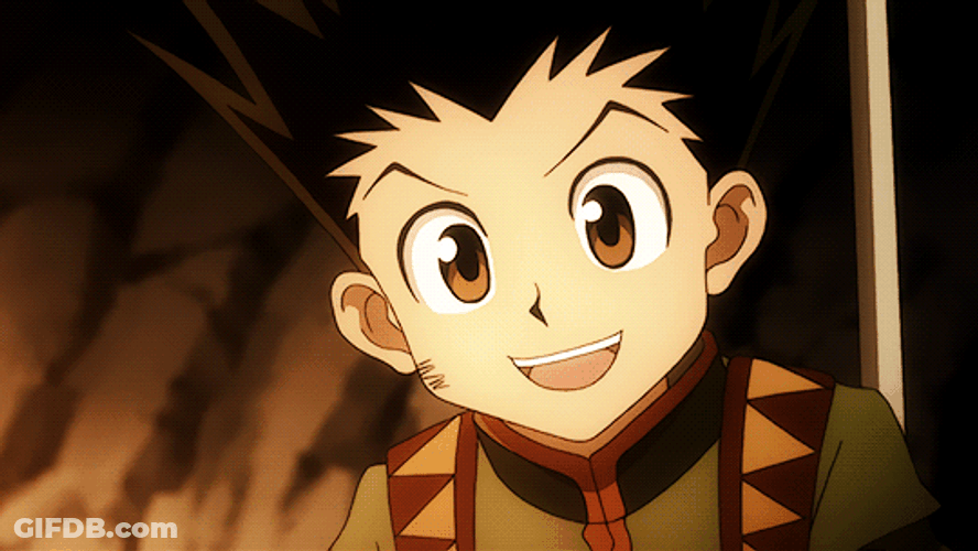 Gon Freecss Wide Grin Hunter X Hunter GIF