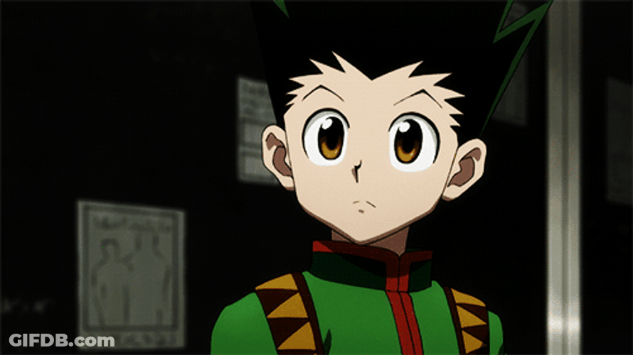 Gon Looking Surprised In Hunter X Hunter GIF