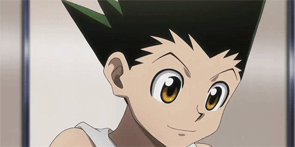 Gon Smiling Brightly In Hunter X Hunter GIF