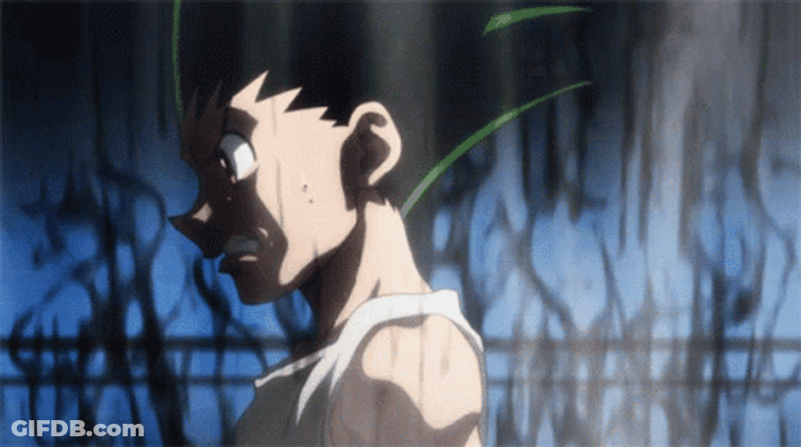 Gon With Black Aura In Hunter X Hunter GIF