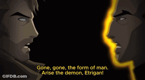 Gone Gone Form Of Man Arise Etrigan GIF