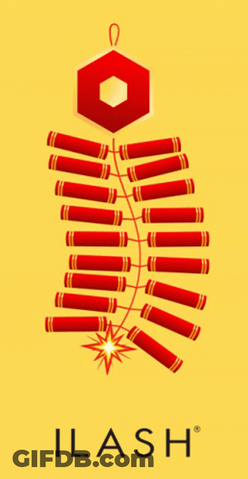 Gong Xi Fa Cai Firecracker GIF