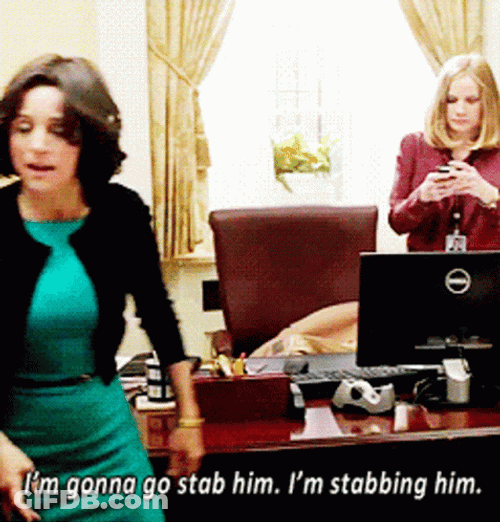 Gonna Stab Him GIF