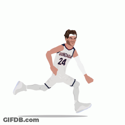 Gonzaga Bulldogs Basketball Player Poster GIF