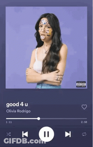 Good 4 U Olivia Rodrigo Playlist GIF