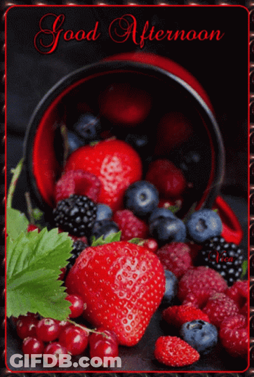 Good Afternoon Berry Lovers GIF