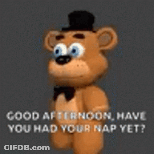 Good Afternoon Dancing Freddy Fazbear GIF