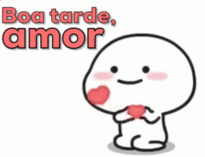 Good Afternoon My Love Quby Holding Heart GIF