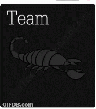 Good Afternoon My Sister Scorpion Poster With Woman Silhouette GIF