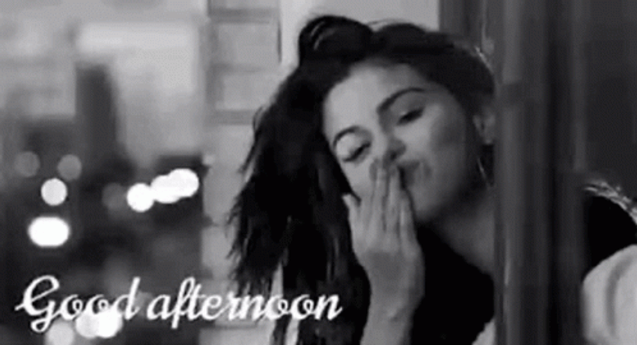 Good Afternoon Selena Gomez GIF