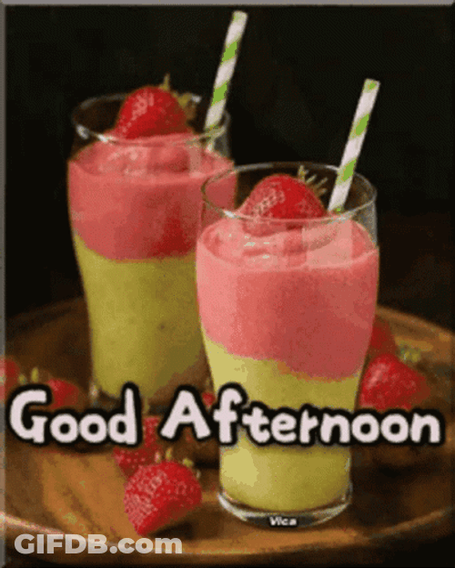 Good Afternoon Smoothies GIF