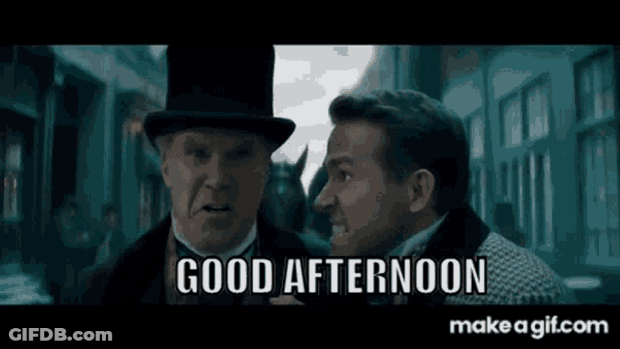 Good Afternoon Spirited GIF