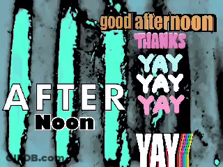 Good Afternoon Thanks Yay Poster GIF
