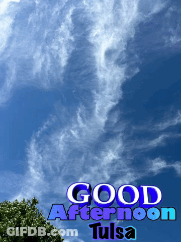 Good Afternoon Tulsa Sign With Tree GIF