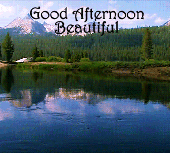 Good Afternoon Wednesday Lake GIF