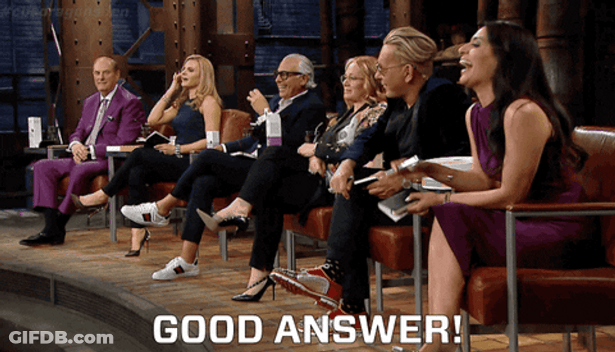 Good Answer Business Show GIF