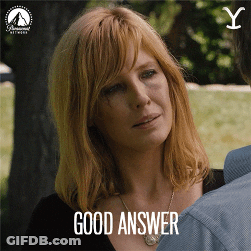 Good Answer Kelly Reilly GIF