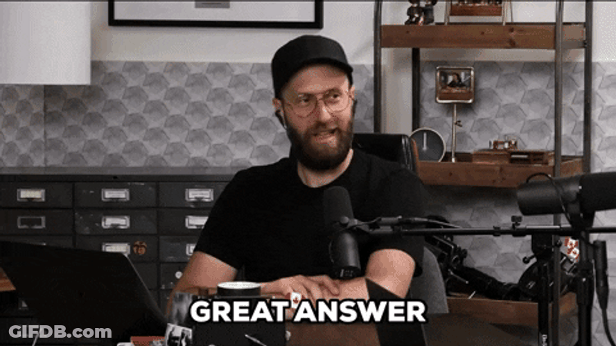 Good Answer Mayim BIalik GIF