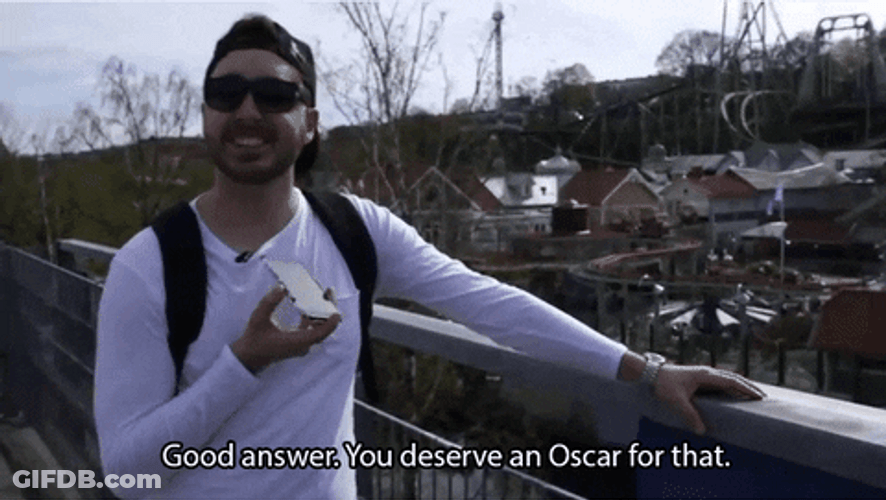 Good Answer You Deserve An Oscar For That GIF