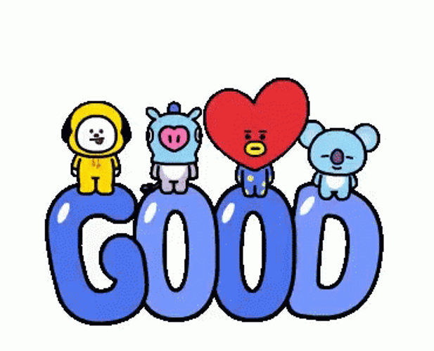 Good BT21 Cartoon Sticker GIF