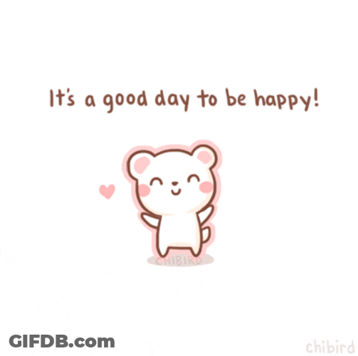 Good Day Cute Animated Bear GIF
