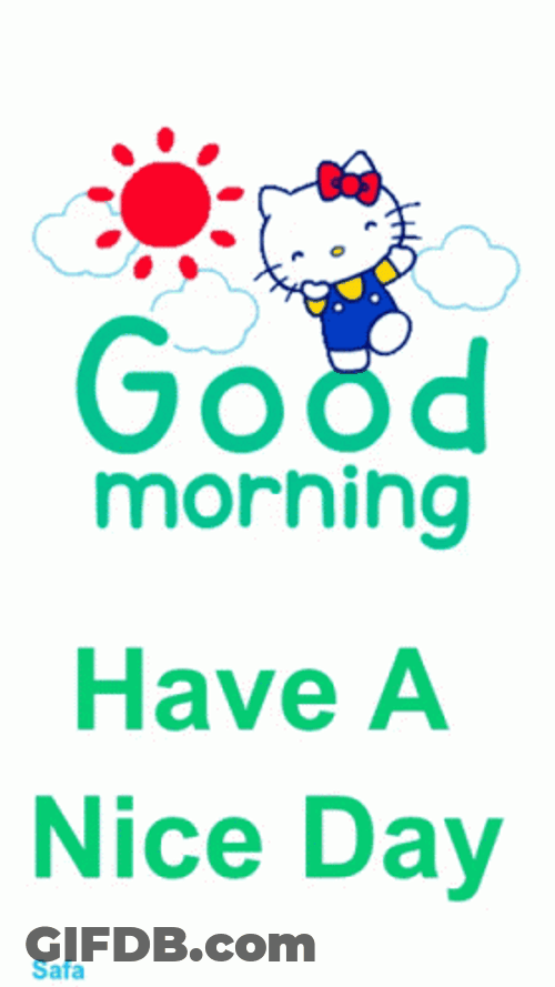 Good Day Hello Kitty Jump GIF