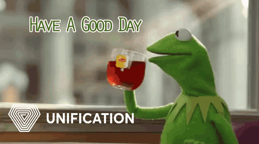 Good Day Kermit The Frog Tea GIF